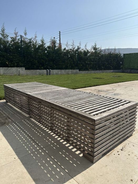 Шезлонги от тиково дърво - 4 броя