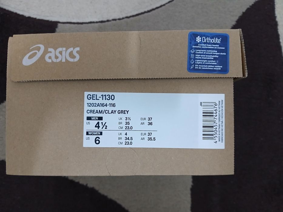 Asics Gel-1130 Cream-Clay Grey 37