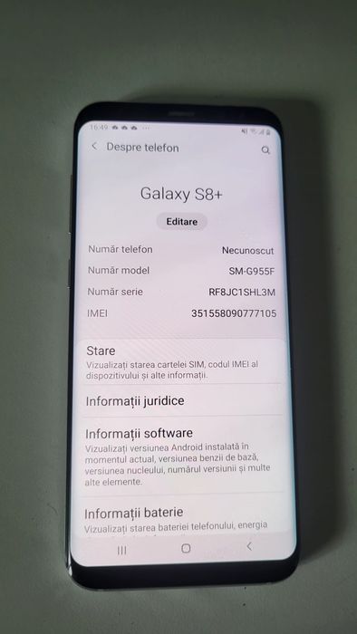 Samsung Galaxi   S  8  plus