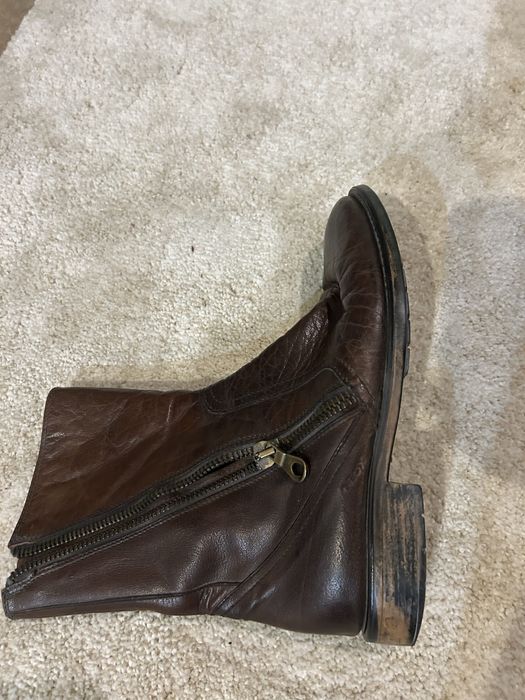 Продавам мъжки кожени ботуши GEOX