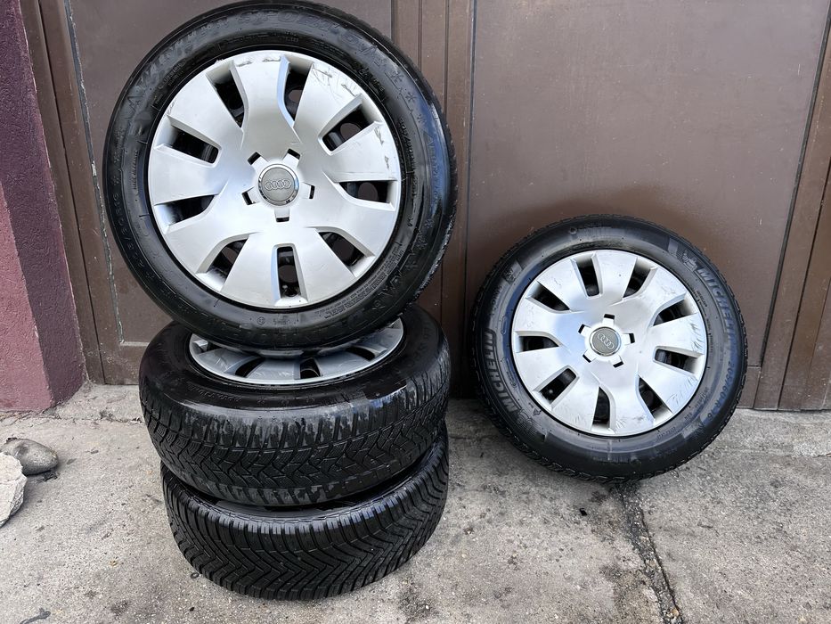 Jante Roti 5x112 205/60/R16 Anvelope iarna Audi Volkswagen VW Seat sko