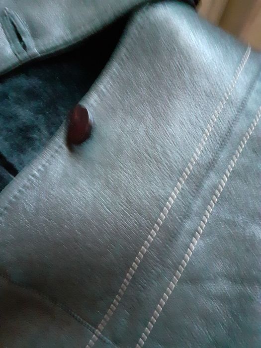 кожаное женское пальто