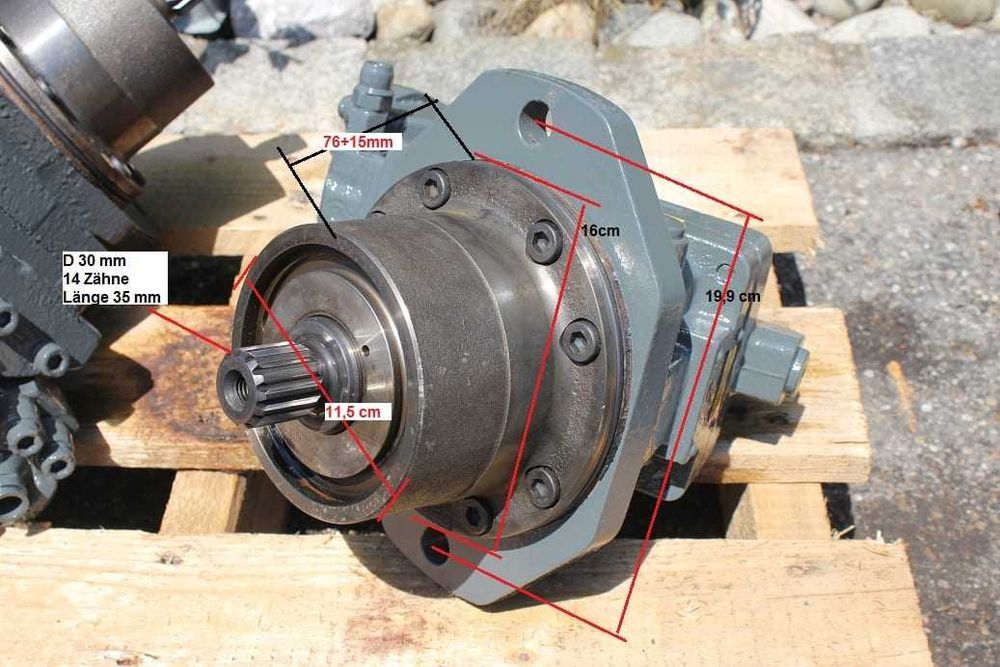 Motor hidraulic Case 788 LC - Piese de schimb Case