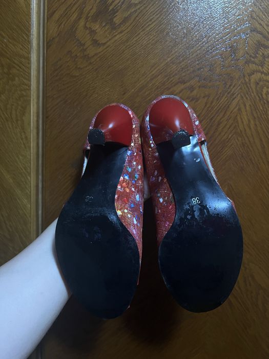 Pantofi Eleganți Roşii cu fundă Mărime 38