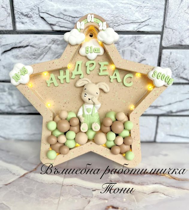 Нощни лампи и бебешки визитки