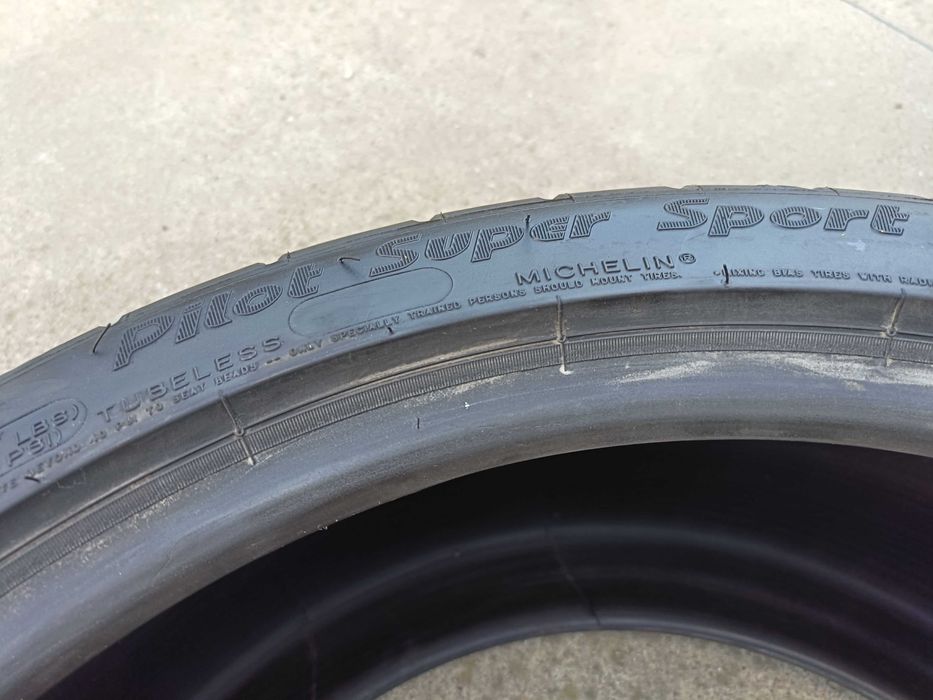 Doua anvelope noi de vara 265 35 19 michelin pilot super sport