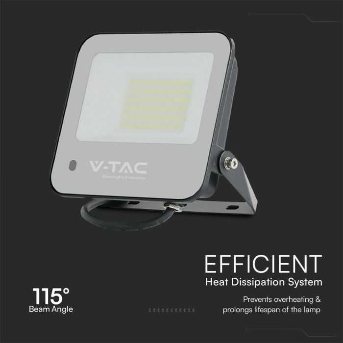 LED 50W-RGB + 6500k  Прожектор V-tac  IP65 контрол с дистанционно