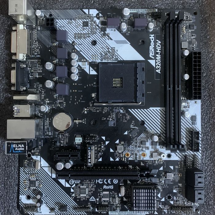 Asrock am4 a320m hdv полный комплект