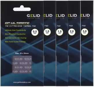thermal pad gelid gp-ultimate 90x50mm 0.5mm 1mm 1.5mm 2mm 3mm