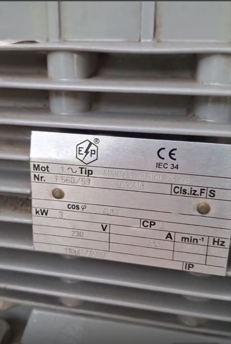 Despicator lemne tip con motor EP 3kw