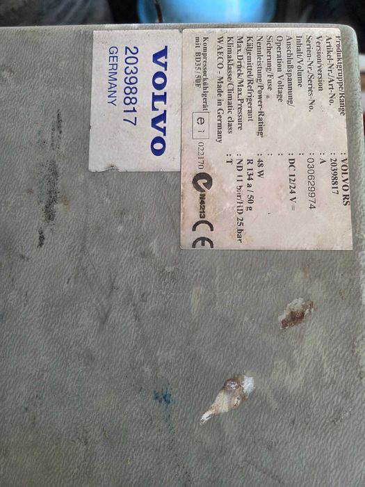 хладилник за камион или бус 12/24 волтаа Volvoo