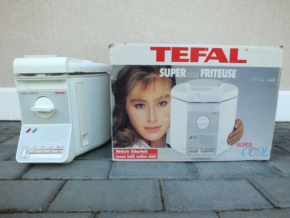 Friteuza cu ulei Tefal Super cool Friteuse tip 3605, 1900w, 2L.