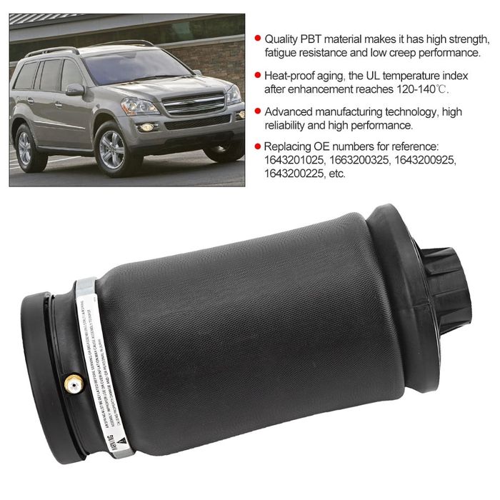 Въздушна Възглавница за Задно Окачване Mercedes ML W164, W166, GL