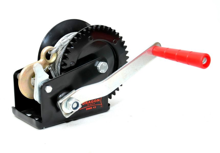 Ръчна лебедка с метално въже 10м DRAGON WINCH