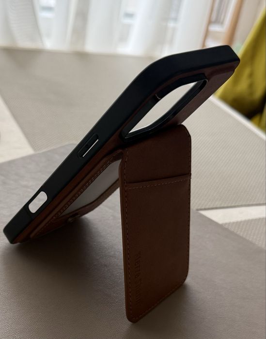 Iphone 16 Pro Max Case  Стилна Кожена Калъфка Айфон 16 Про с портмоне