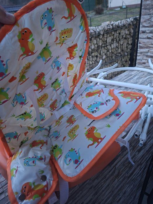 Scaun de masa Bebe Vanora VVHC15-ORG, Portocaliu