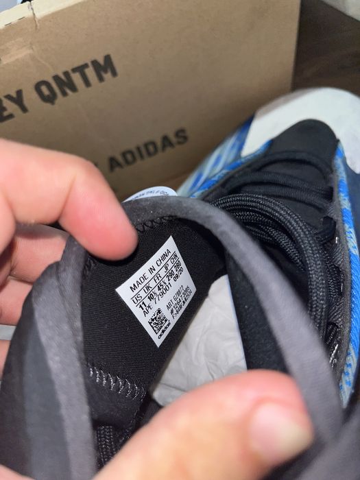 Adidas Yeezy Qntm Frozen Blue size 45