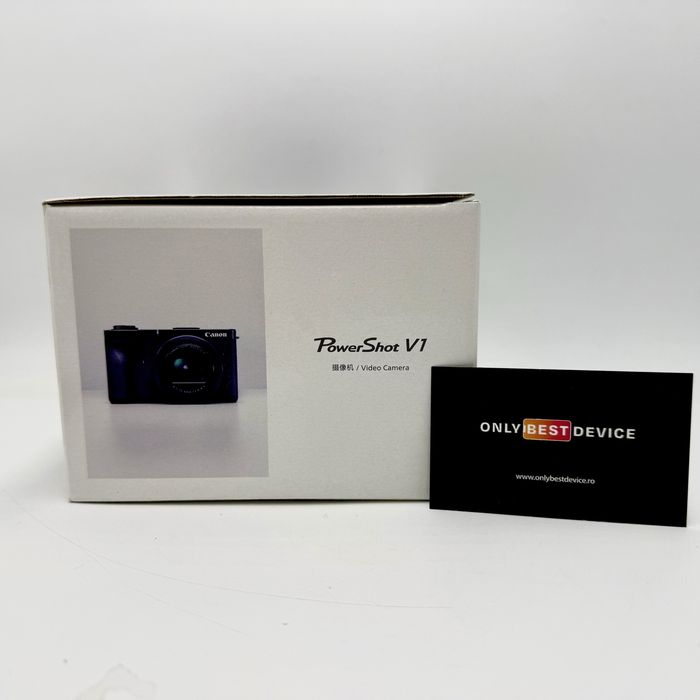 Aparat foto compact Canon PowerShot V1 4K 60p f/2.8-4.5 16-50mm Negru