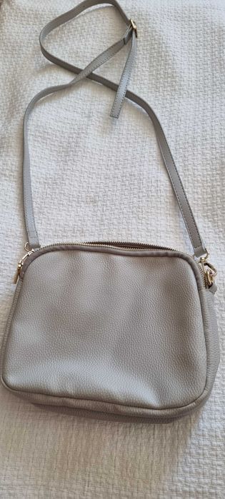 Кожена дамска чанта през рамо