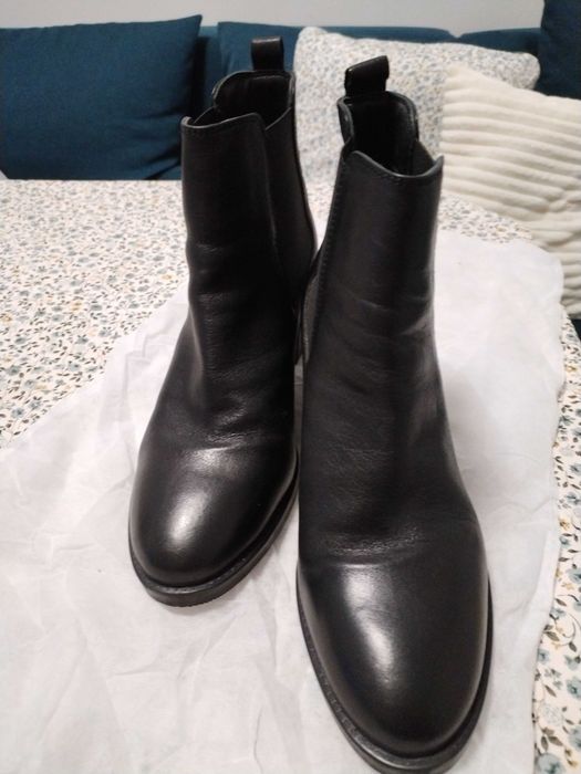 Дамски боти естествена кожа, 39