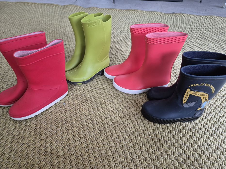 Cizme ploaie cauciuc h&m tribord decathlon  26  31/32