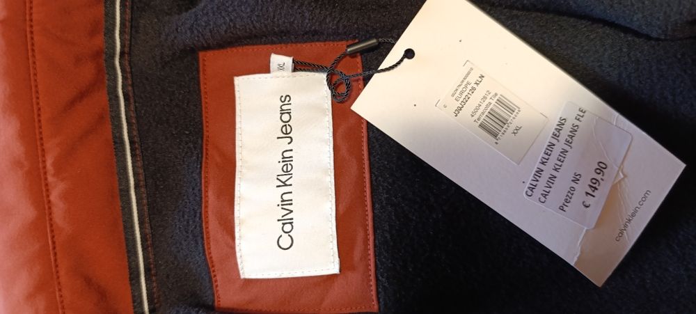 Чисто Ново, Оригинално яке Calvin Klein от Италия XXL