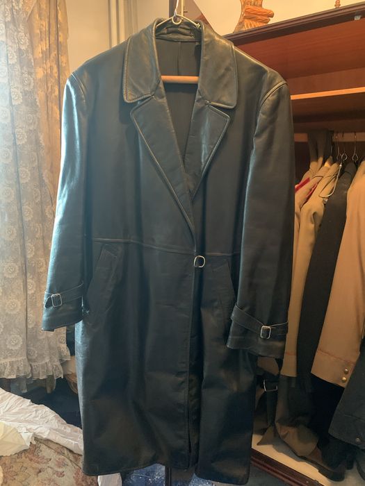 Paltoane barbat M 46; piele naturala /intoarsa, impermeabile/imblanite