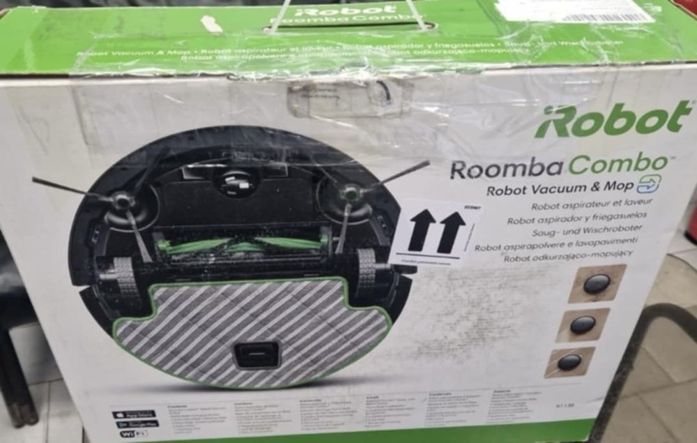 Нов робот моп и прахосмукачка iRobot  roomba combo