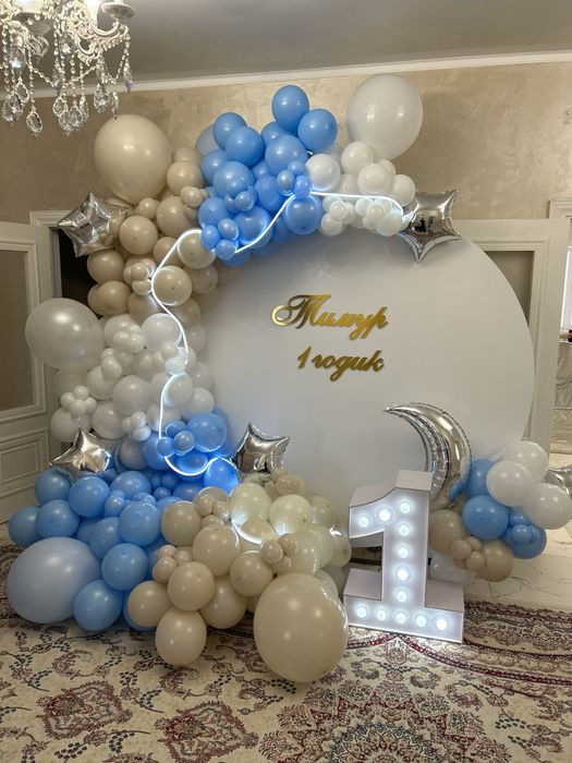 Фотозона оформление  шарами