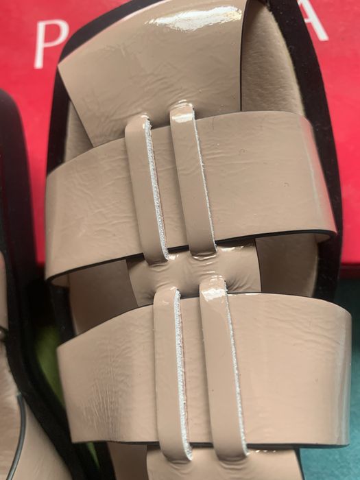 Vand sandale Epica noi in cutie, nr 37 din piele lacuita