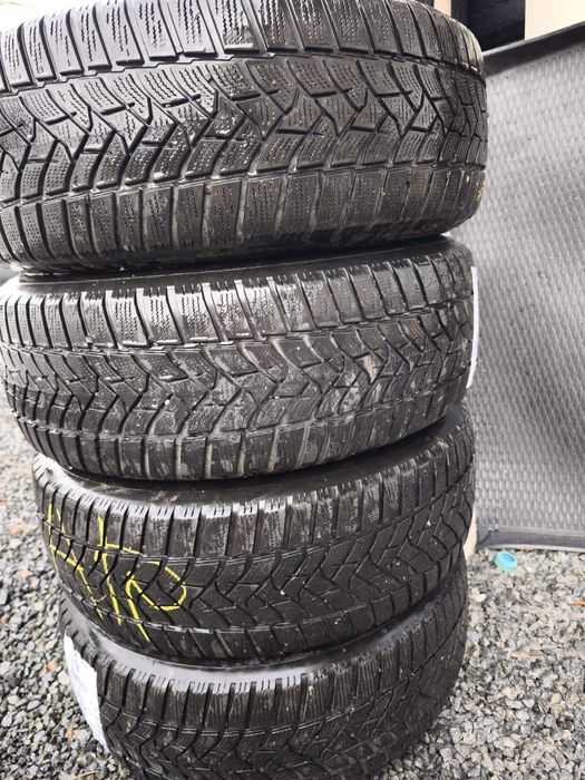 Vand jante aliaj 5x112 cu anvelope iarna dunlop 215/60/16 dot 2022