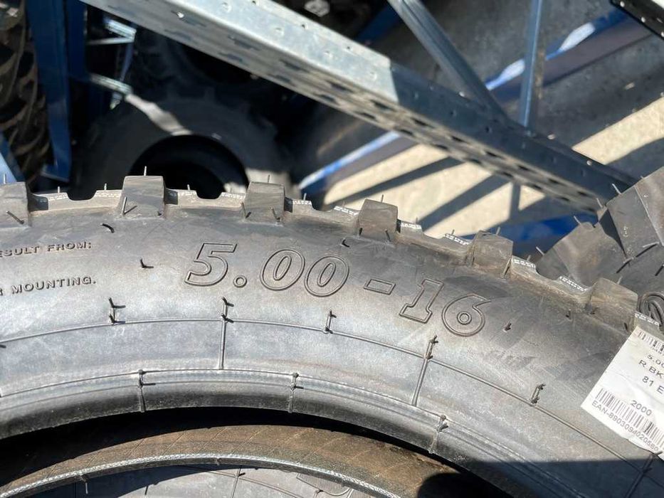 Cauciucuri noi 5.00-16 marca BKT pentru tractor fata