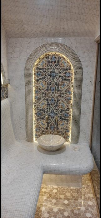 Строительство хаммама, бани, бассейна .