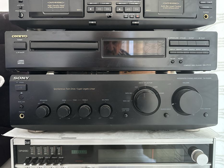 Amplificatoare, deck-uri Sony, Denon, Yamaha, Dual, Onkyo