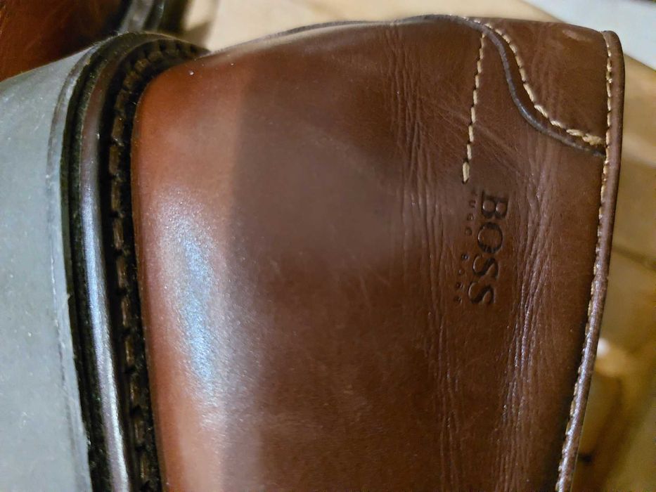 Мъжки кожени обувки HUGO BOSS,  англ. № 9 ⅟2 (EU 44)