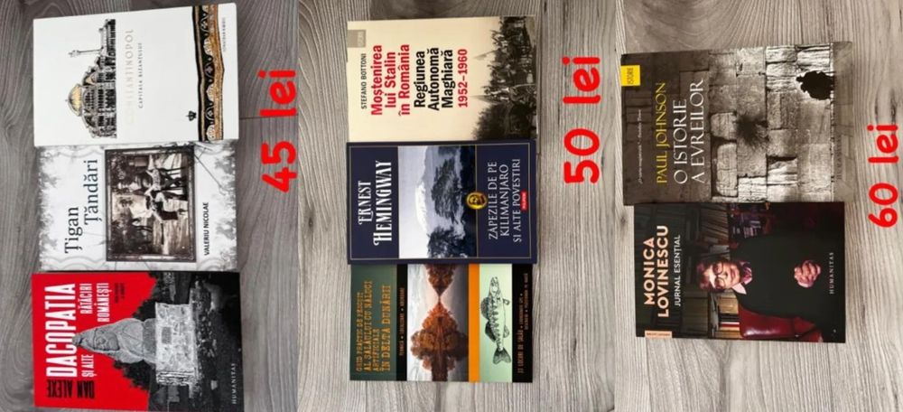 Cărți noi de vânzare