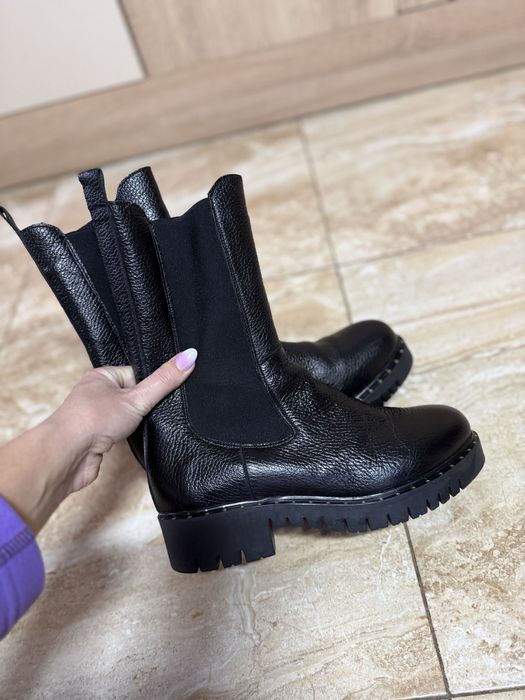 Ghete Chelsea piele naturala 37