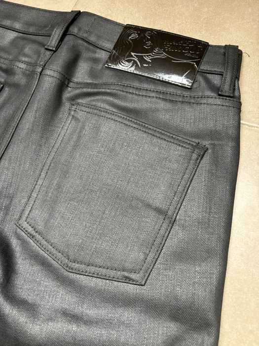 Naked & Famous Denim – Black Waxed Jeans