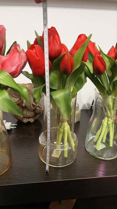 Искусственный букетик 30см с вазой