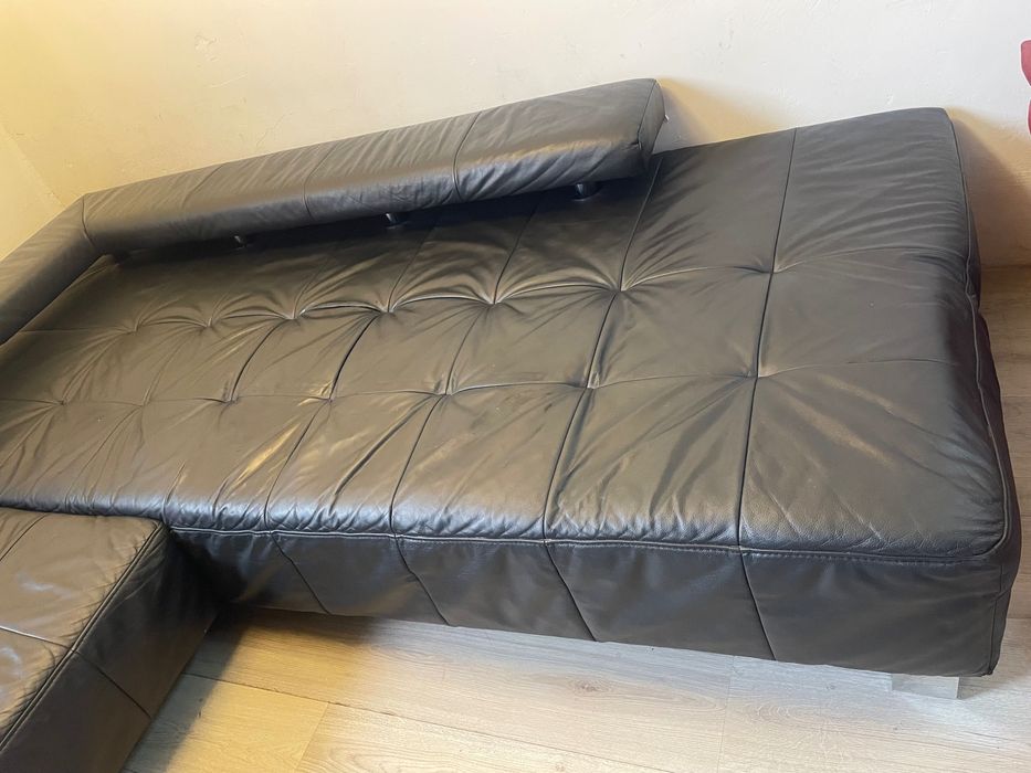 Кожен диван*сБЕЗПЛАТНА ДОСТАВКА*за цялата страна-естествена кожа диван