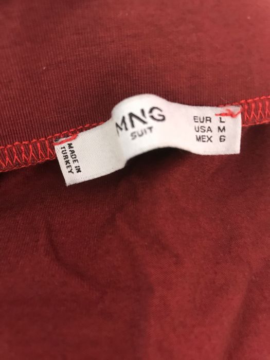 Белдемше Mango юбка бордовая