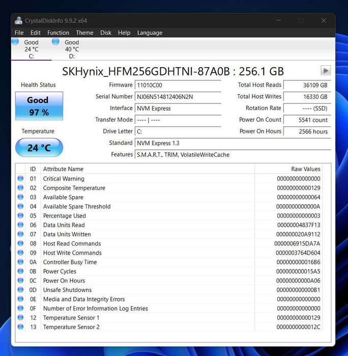 Лаптоп MEDION S6445 15.6" FULL HD – Intel Core i7-8565U / 16GB / 256 GB NVMe + 512 GB SSD