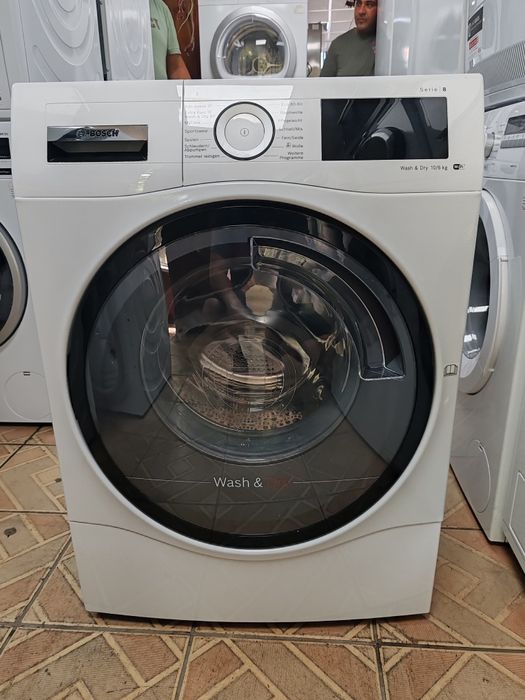 Комбинирана пералня със сушилня Бош Bosch Serie 8 Wash end Dry с WI-FI  10/6 кг с 2 години гаранция!