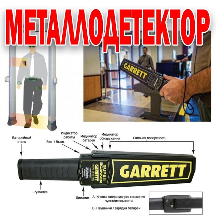 Металлодетектор ручной нового поколения GARRET