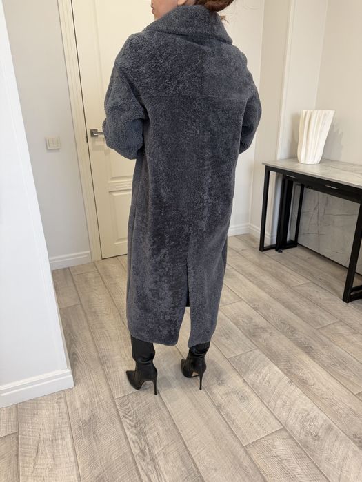 Серая Дубленка Овчина