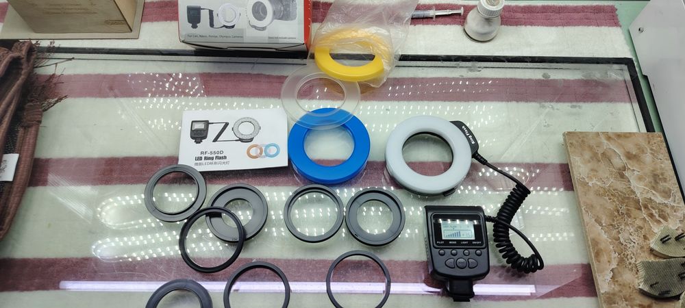 Вспишка спишка makro Led RF 550 D