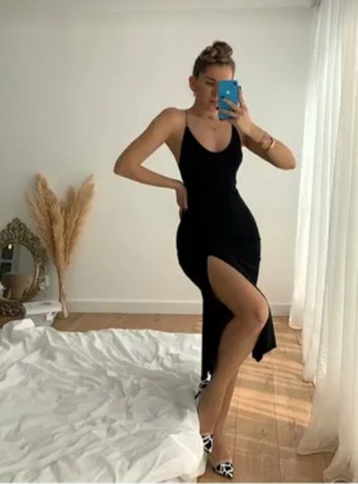 Rochie neagra simpla