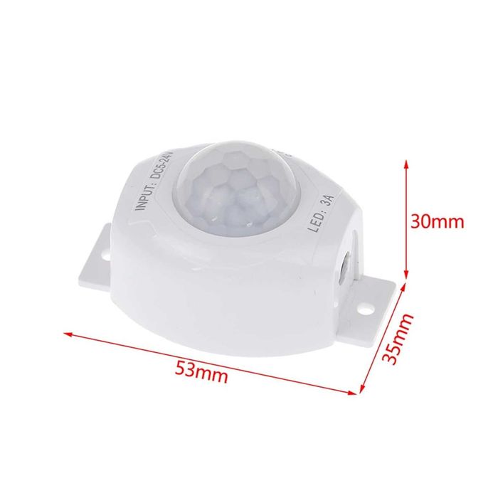 5м LED лента със Сензор за Движение PIR – Автоматична Светлина за Кухня, Гардероб, Стълби и Спалня, Обхват 3 метра, 220V, Осветление, Датчик,