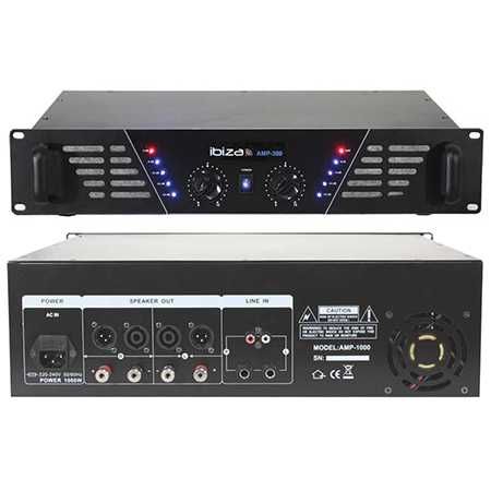 Amplificator 210W cu DVD/USB/SD-MP3 / Statie audio mosfet 2x800W Ibiza