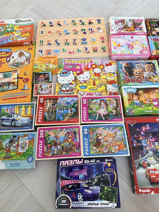 Пазлы игры для творчества